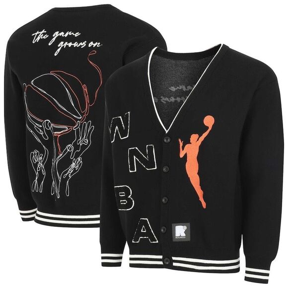 WNBA Basketball round21 Fit Full-Button Cardigan S - Picture 1 of 6